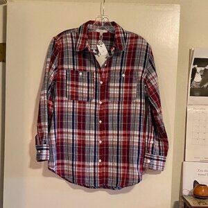 Joie Women's Button Up Top, 100% Cotton, New With Tags